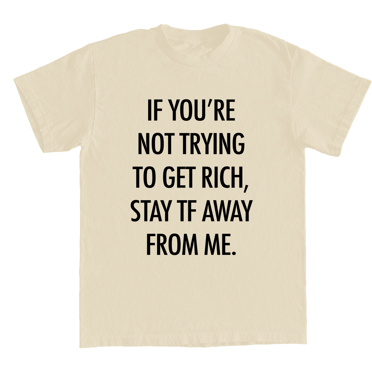 CREAM RICH VIBES DEPT. T-SHIRT🍦 - Rich Vibes Apparel
